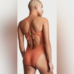 VS Rust Cutout Swimsuit, L NWOT